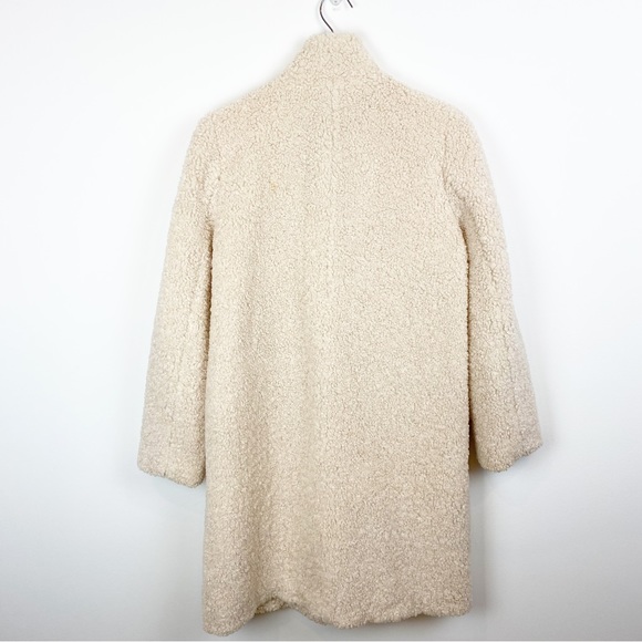 J. Crew | Shearling Sherpa Toggle Coat in Cement - Picture 6 of 13